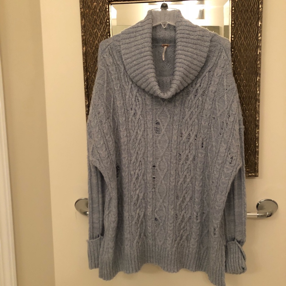 Free People cowl neck sweater